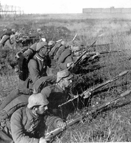 German soldiers Battle of Marne WWI