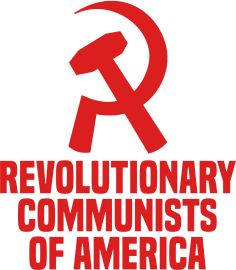 Revolutionary Communists of America Logo. Click to join.