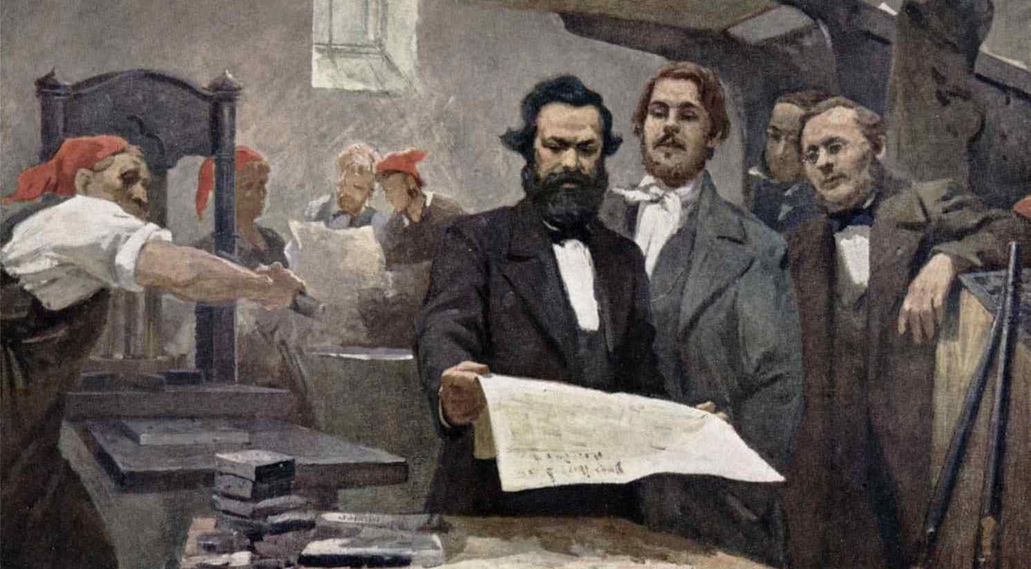 Marx and Engels Rheinische Zeitung