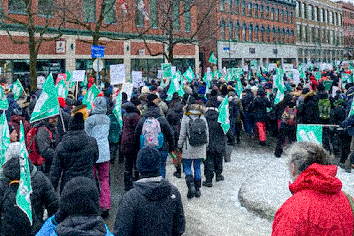 Quebec Strike December 2023